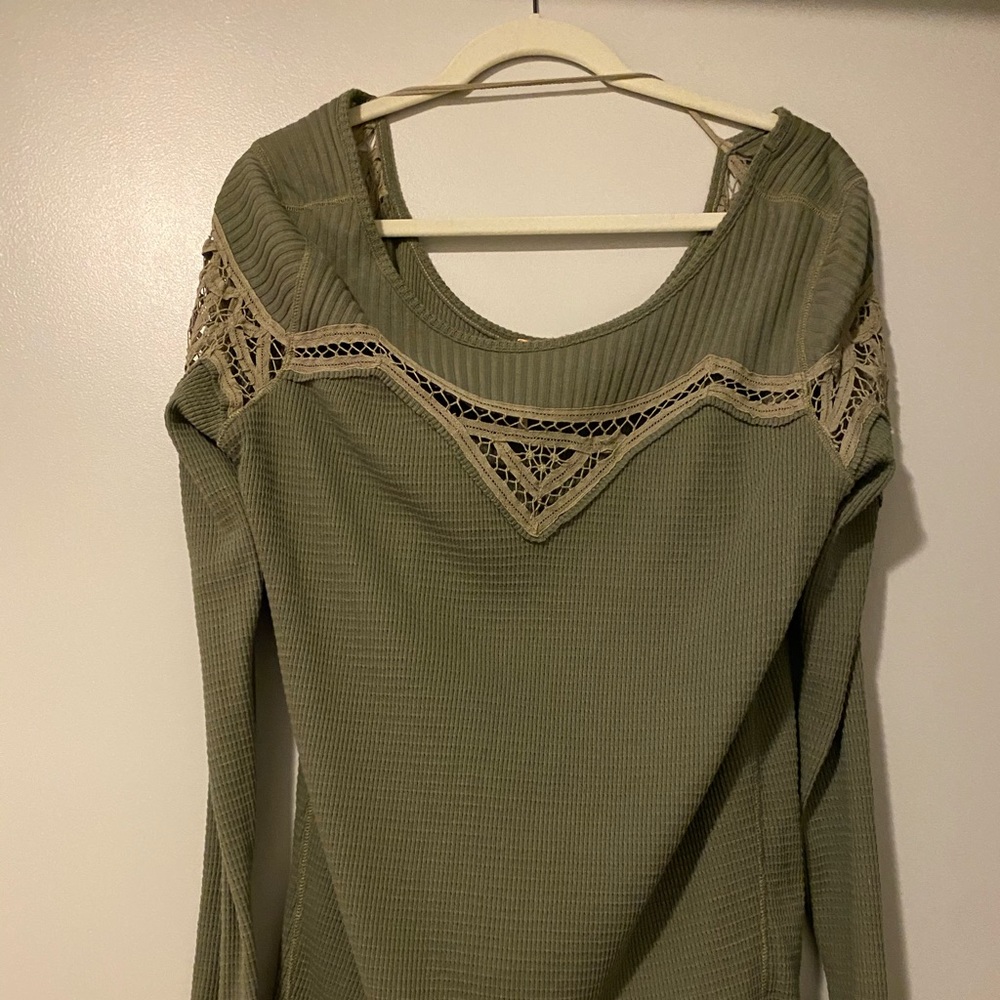 Free People Tunic with Lace Detail